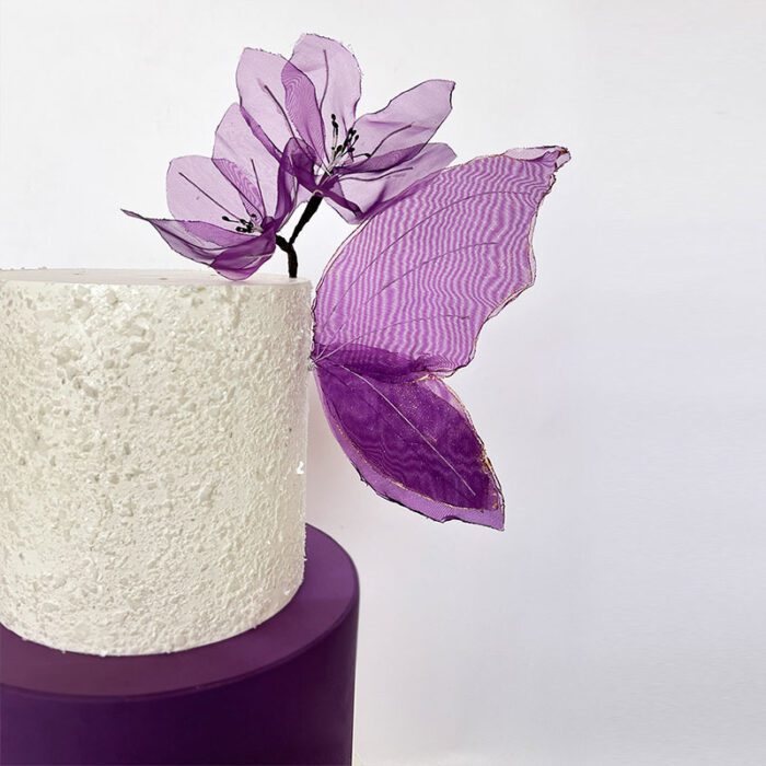 کیک تولد گل پارچه ای کد b-1 - تصویر 2
