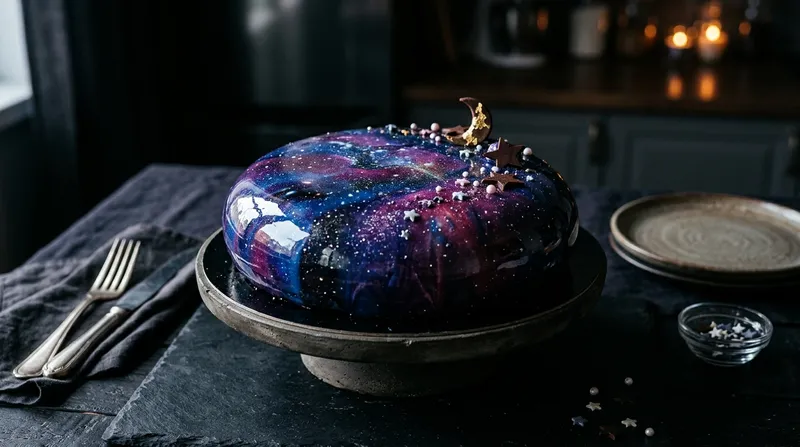 کیک آینه‌ای (Mirror Glaze)