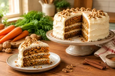 طرز تهیه کیک هویج خانگی